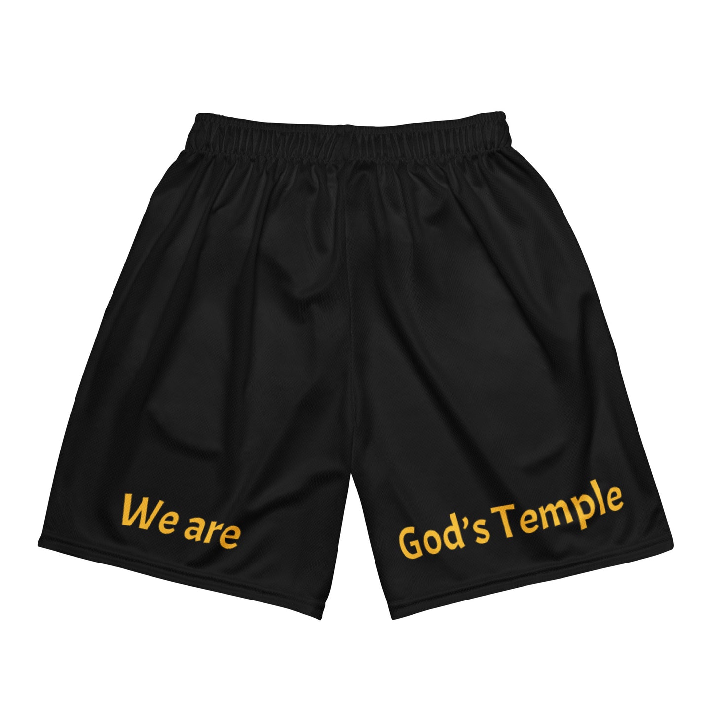 YAHUAH’s Temple P S Unisex mesh shorts