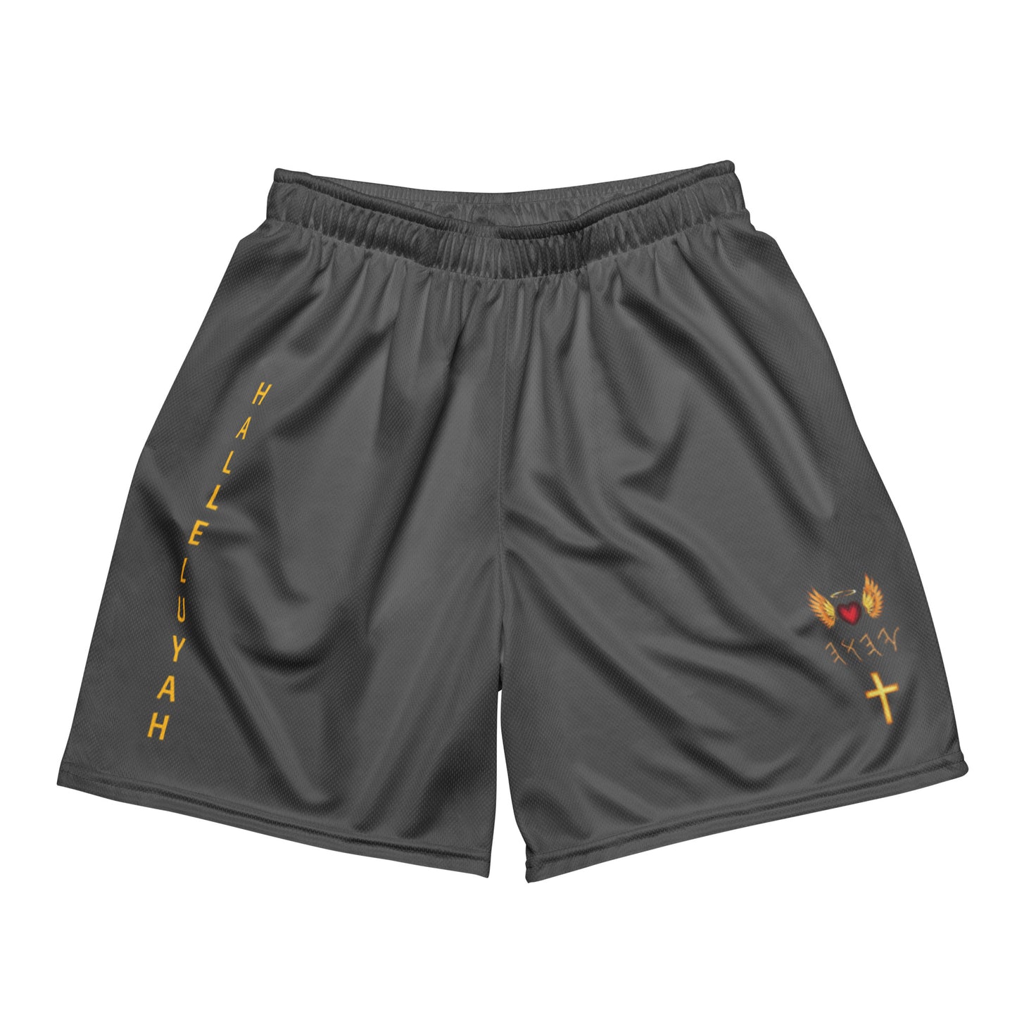 YAHUAH’s Temple P S Unisex mesh shorts