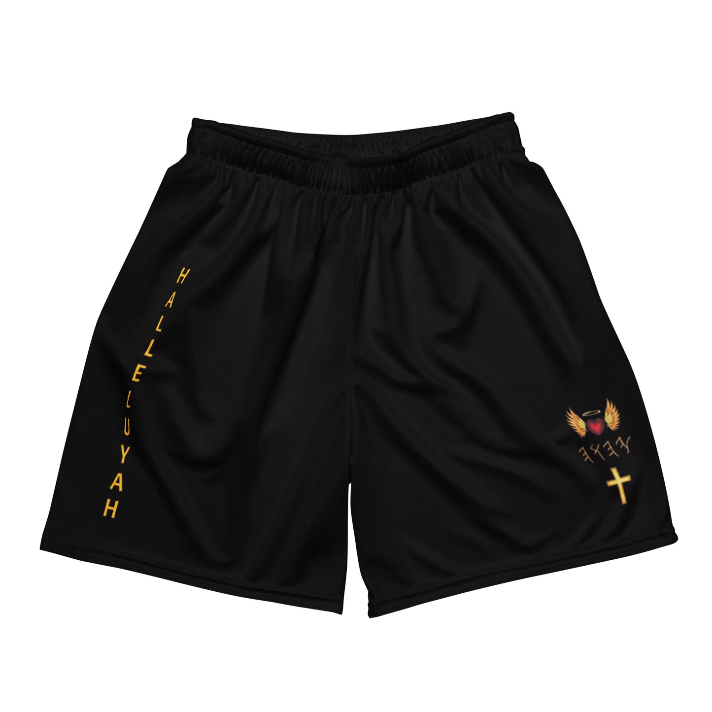 YAHUAH’s Temple P S Unisex mesh shorts
