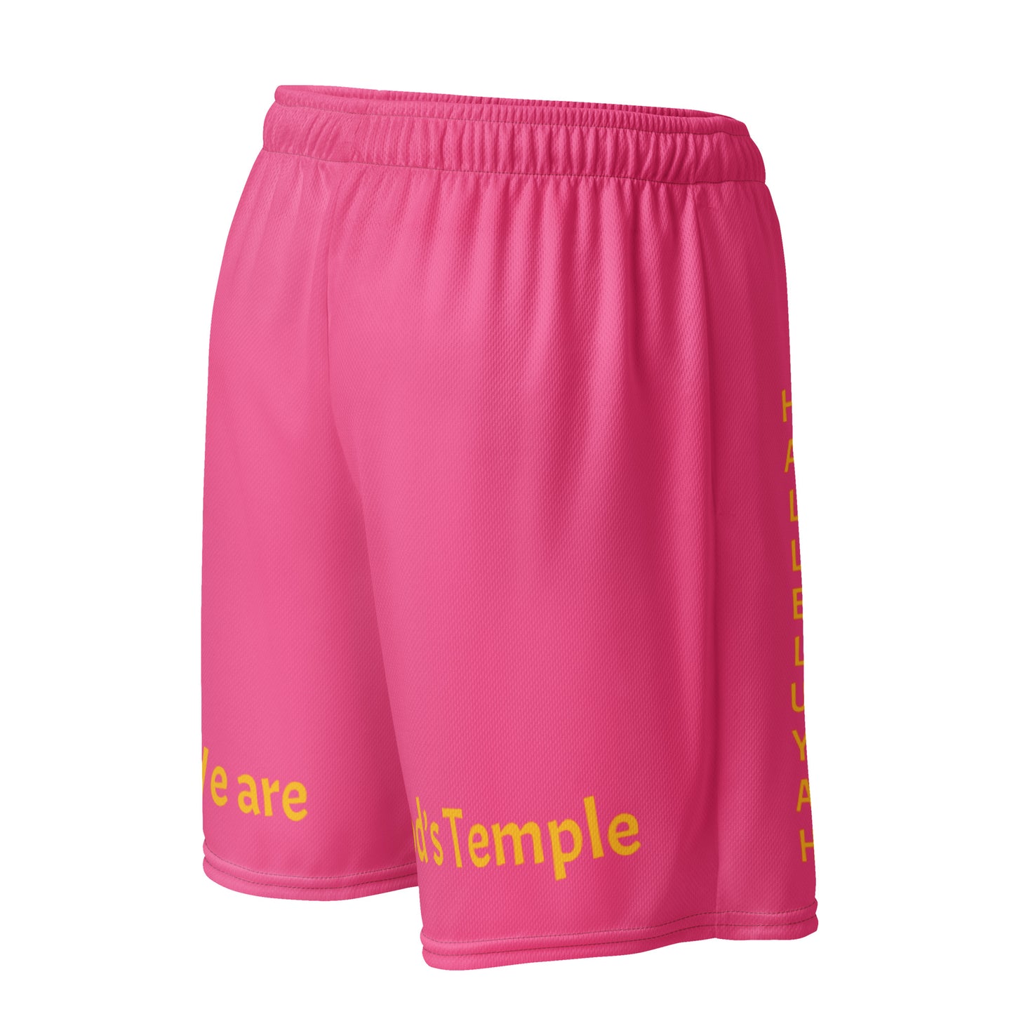 YAHUAH’s Temple P S Unisex mesh shorts