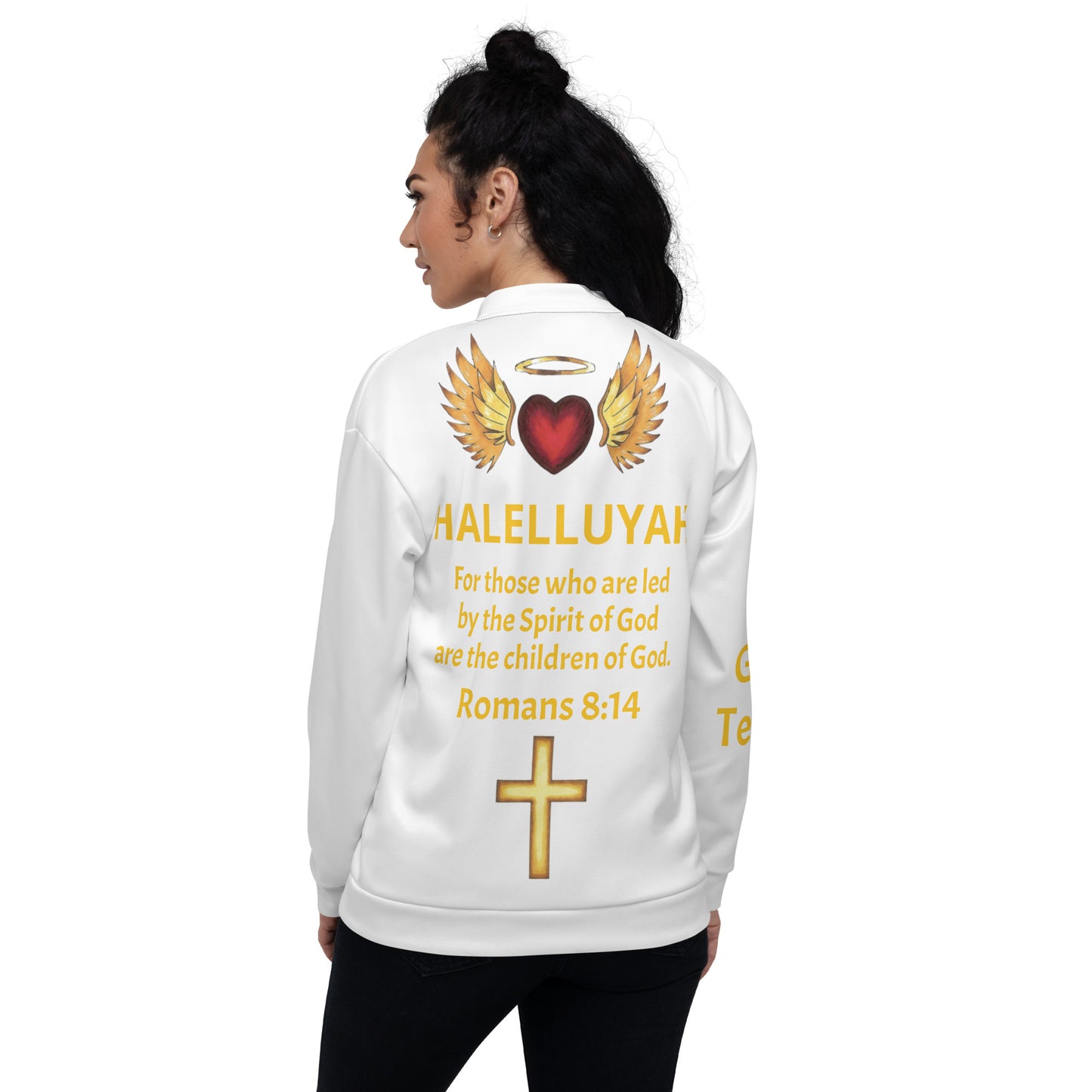 YAHUAH’s Temple J Unisex Bomber Jacket
