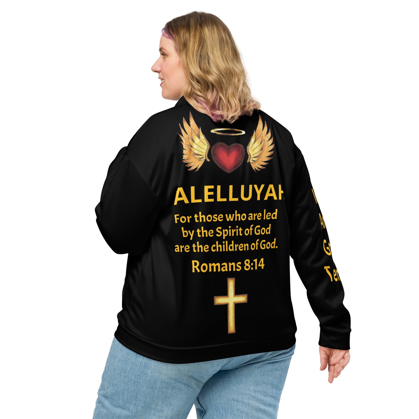YAHUAH’s Temple J Unisex Bomber Jacket
