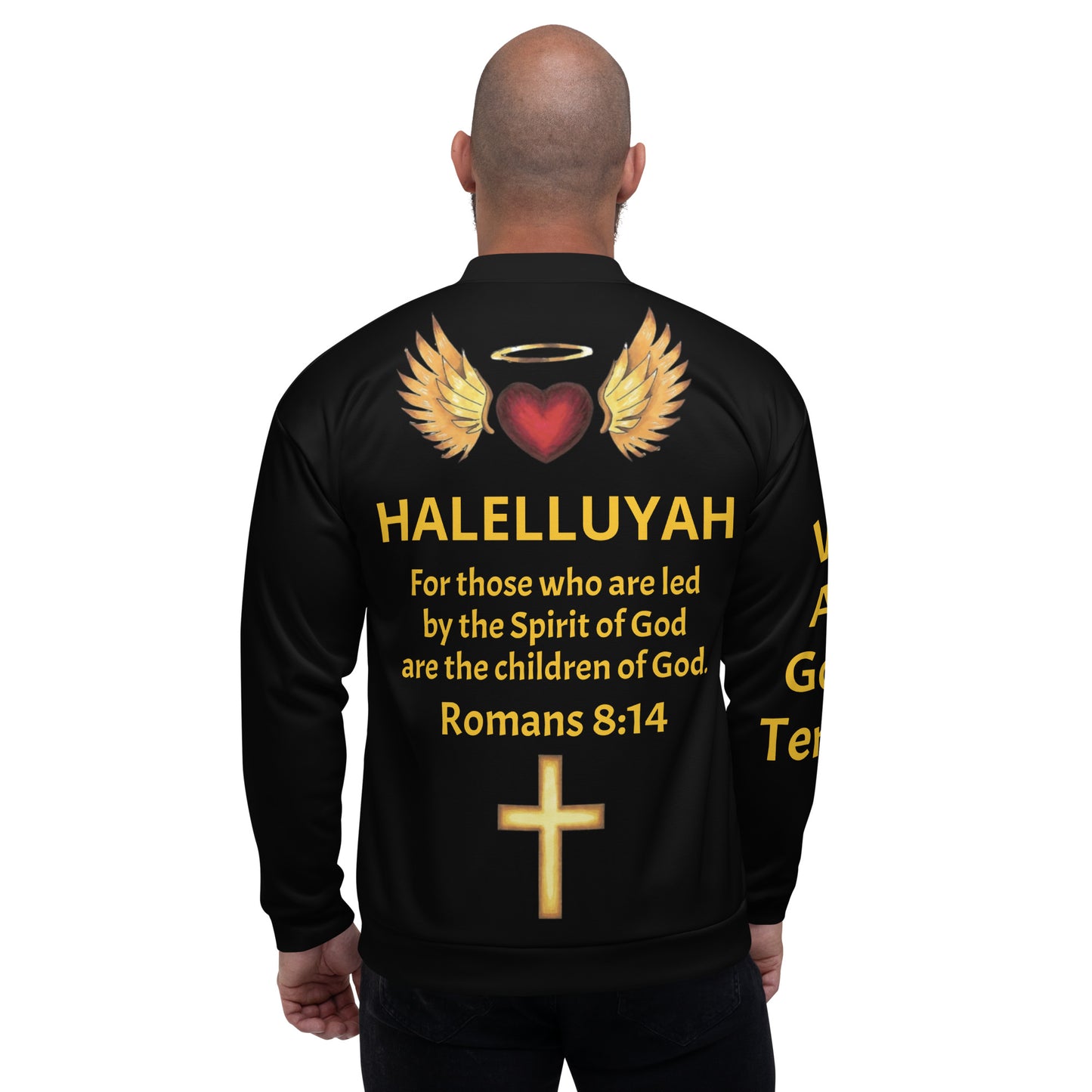 YAHUAH’s Temple J Unisex Bomber Jacket