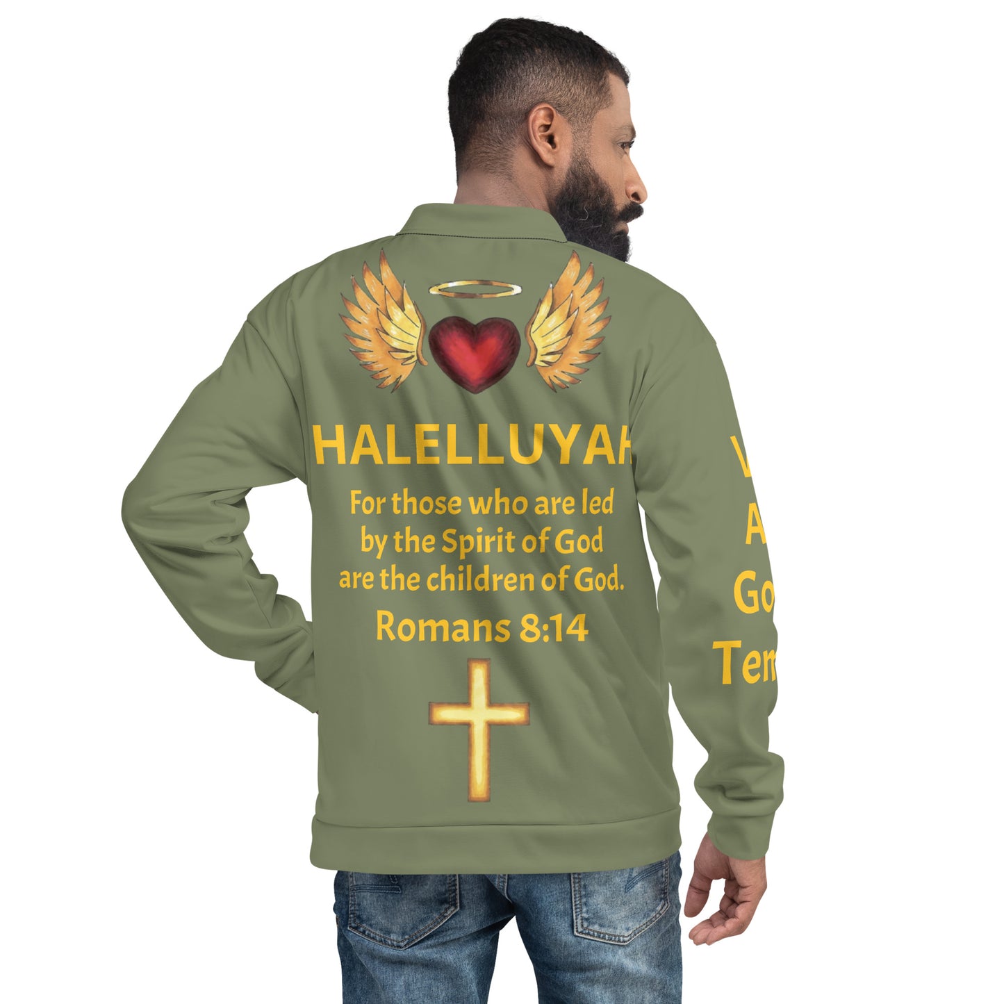YAHUAH’s Temple J Unisex Bomber Jacket