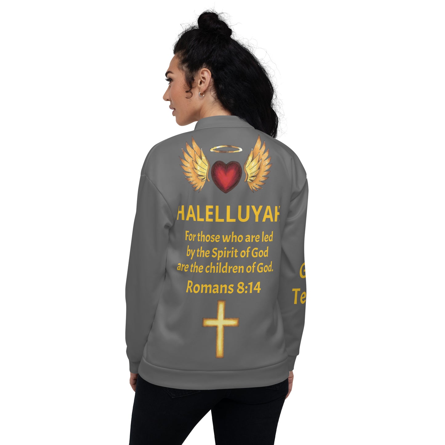 YAHUAH’s Temple J Unisex Bomber Jacket