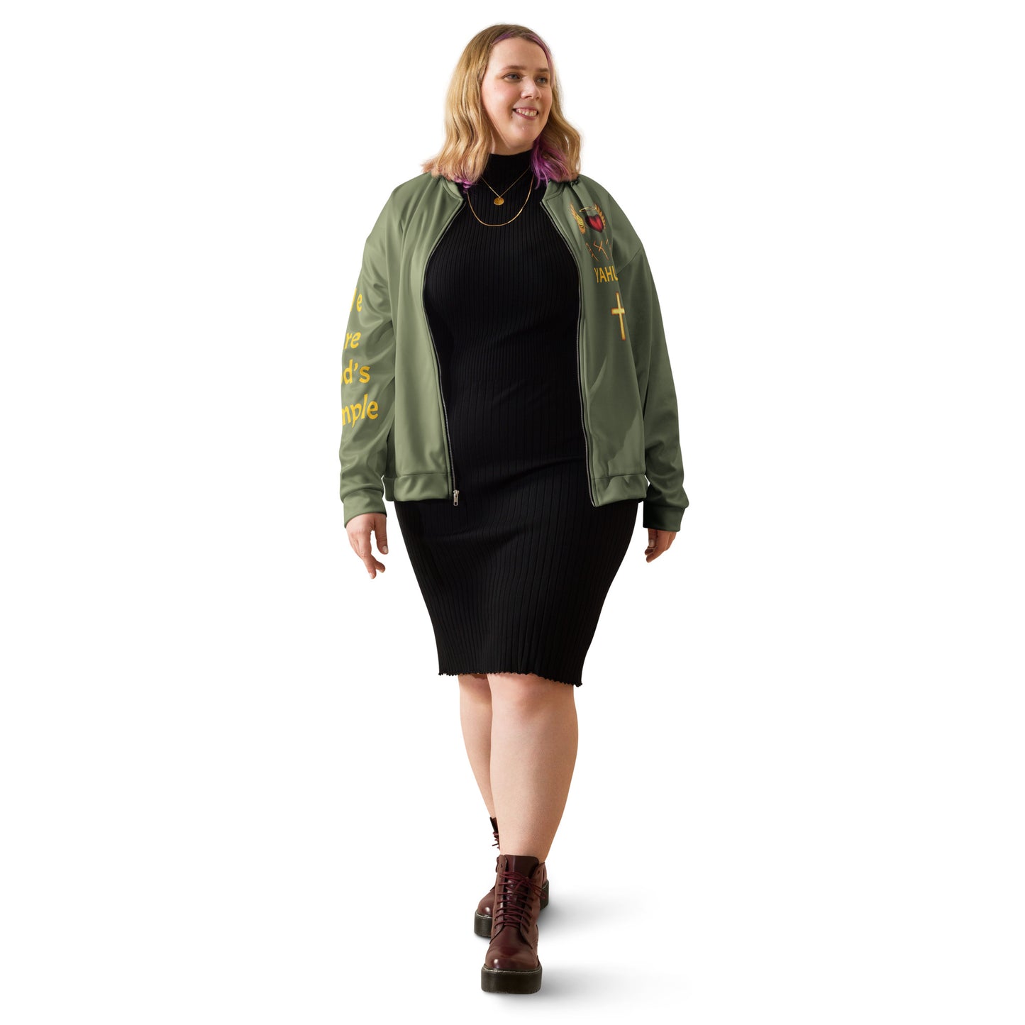 YAHUAH’s Temple J Unisex Bomber Jacket