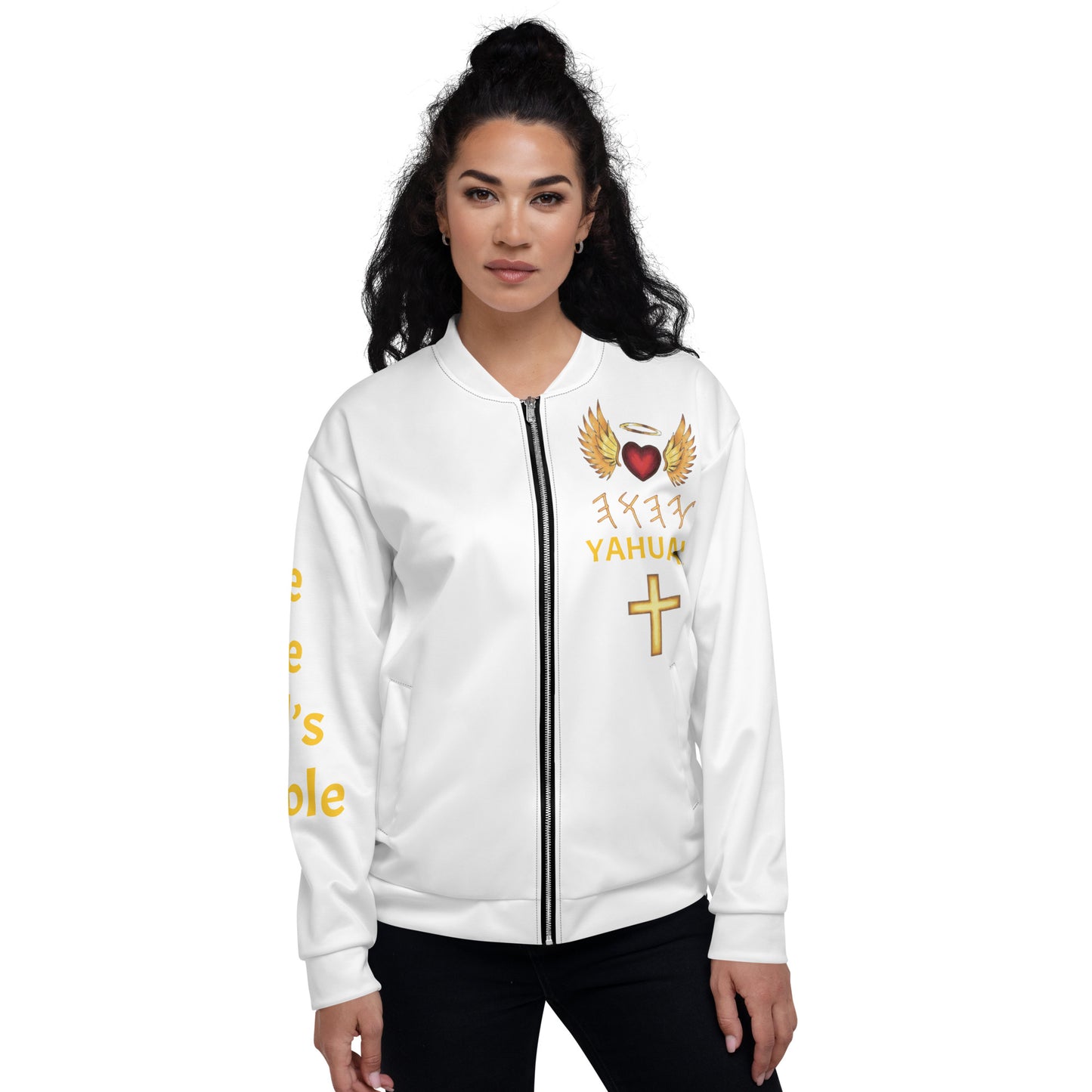 YAHUAH’s Temple J Unisex Bomber Jacket