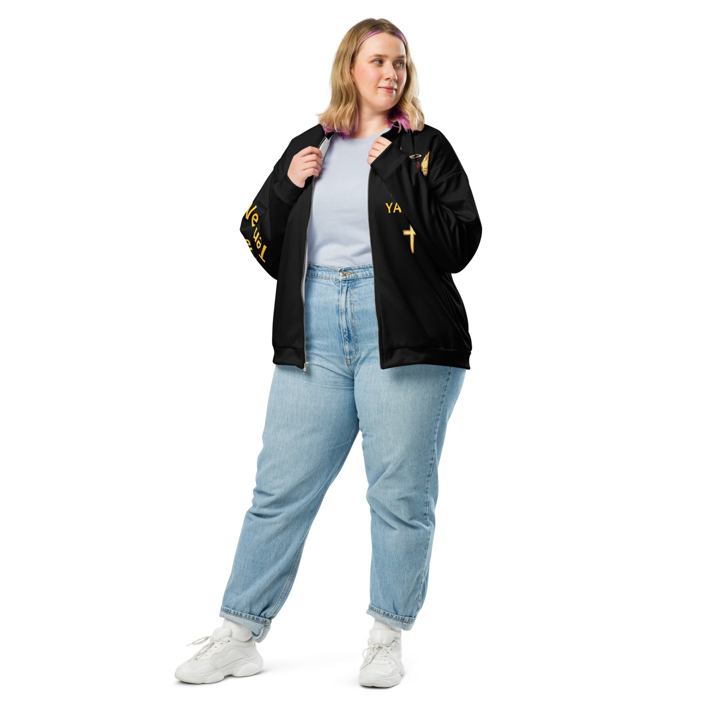 YAHUAH’s Temple J Unisex Bomber Jacket