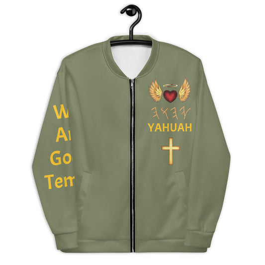 YAHUAH’s Temple J Unisex Bomber Jacket