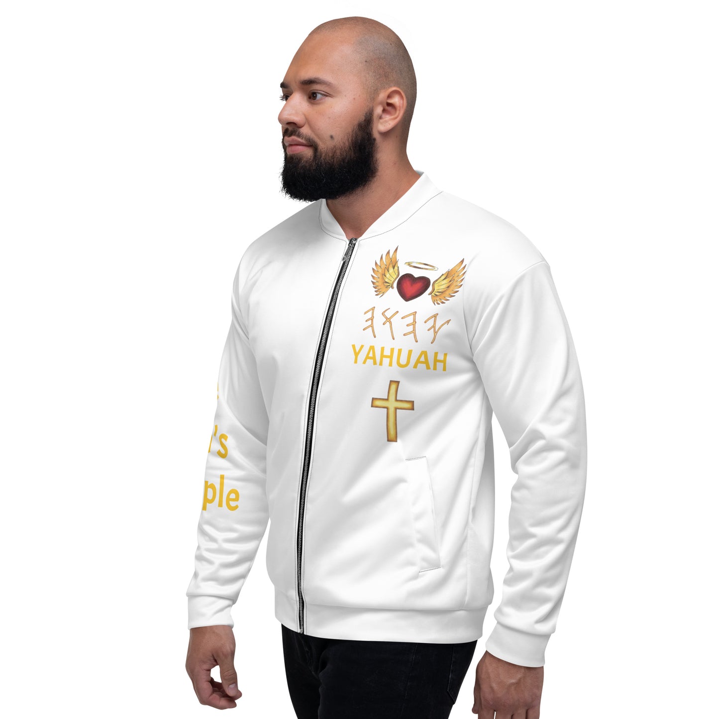 YAHUAH’s Temple J Unisex Bomber Jacket