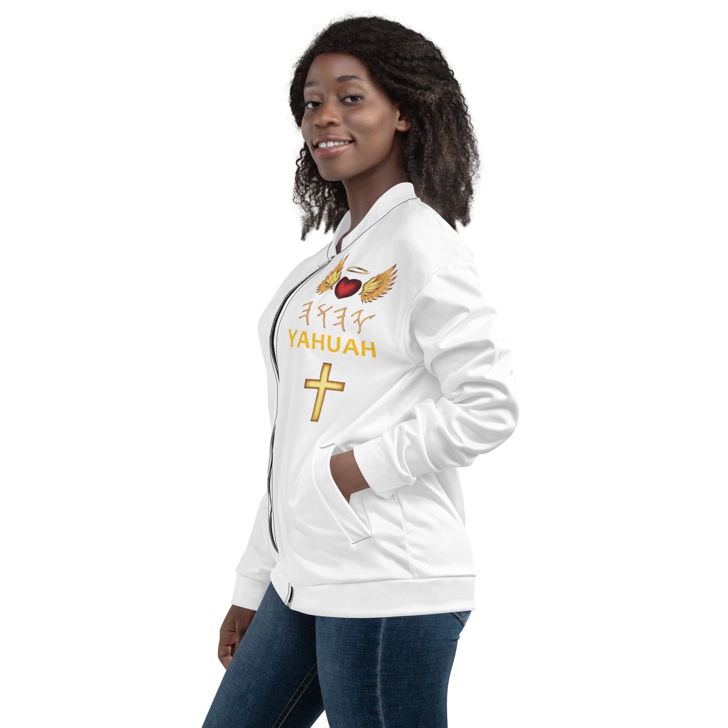YAHUAH’s Temple J Unisex Bomber Jacket