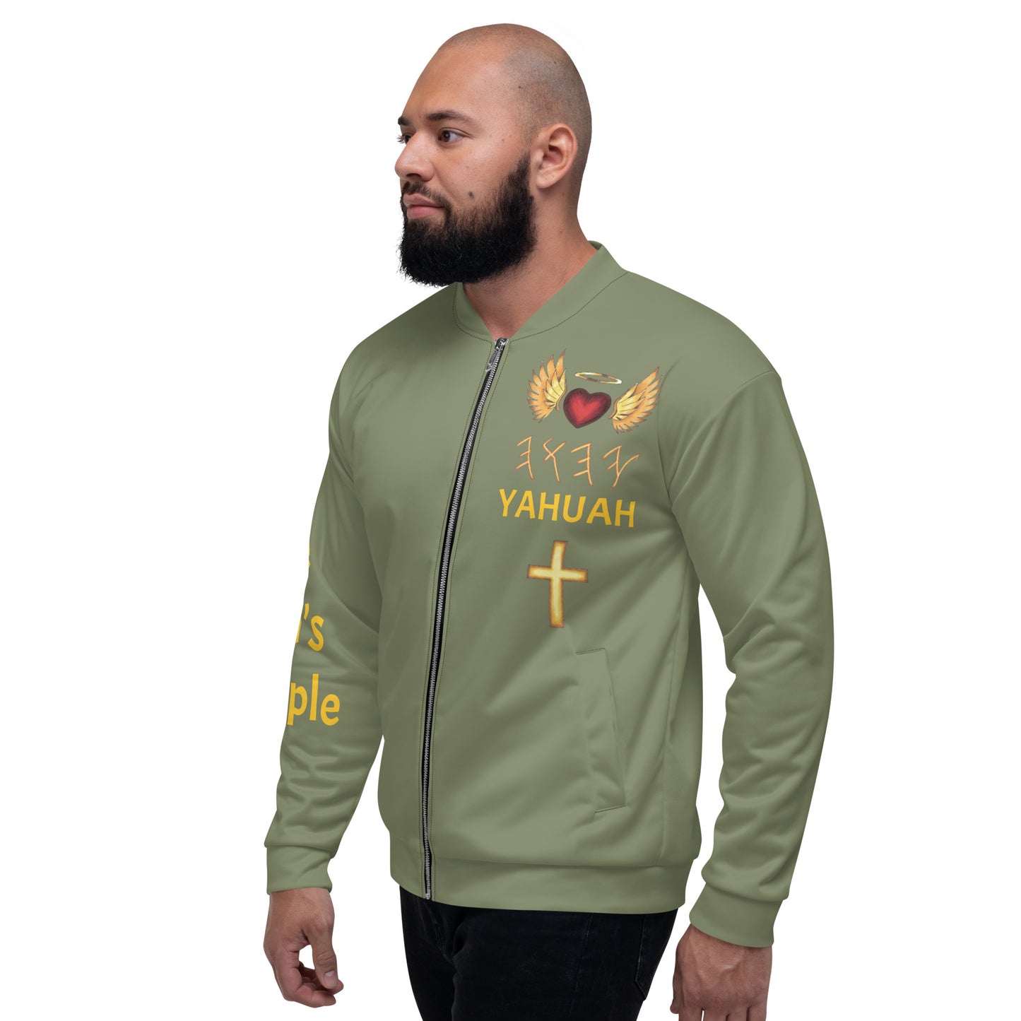 YAHUAH’s Temple J Unisex Bomber Jacket