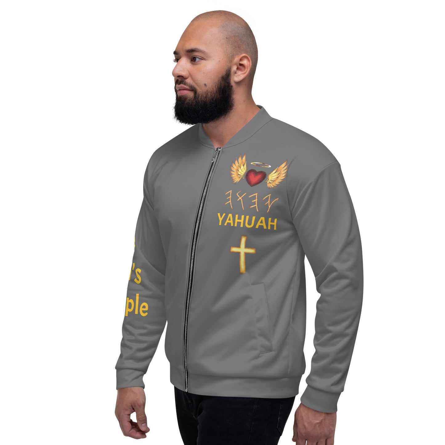 YAHUAH’s Temple J Unisex Bomber Jacket