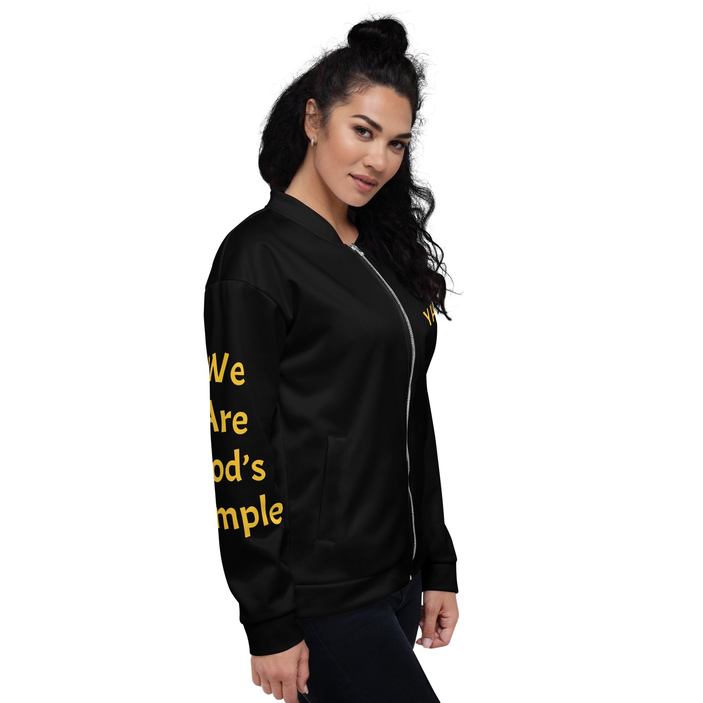 YAHUAH’s Temple J Unisex Bomber Jacket