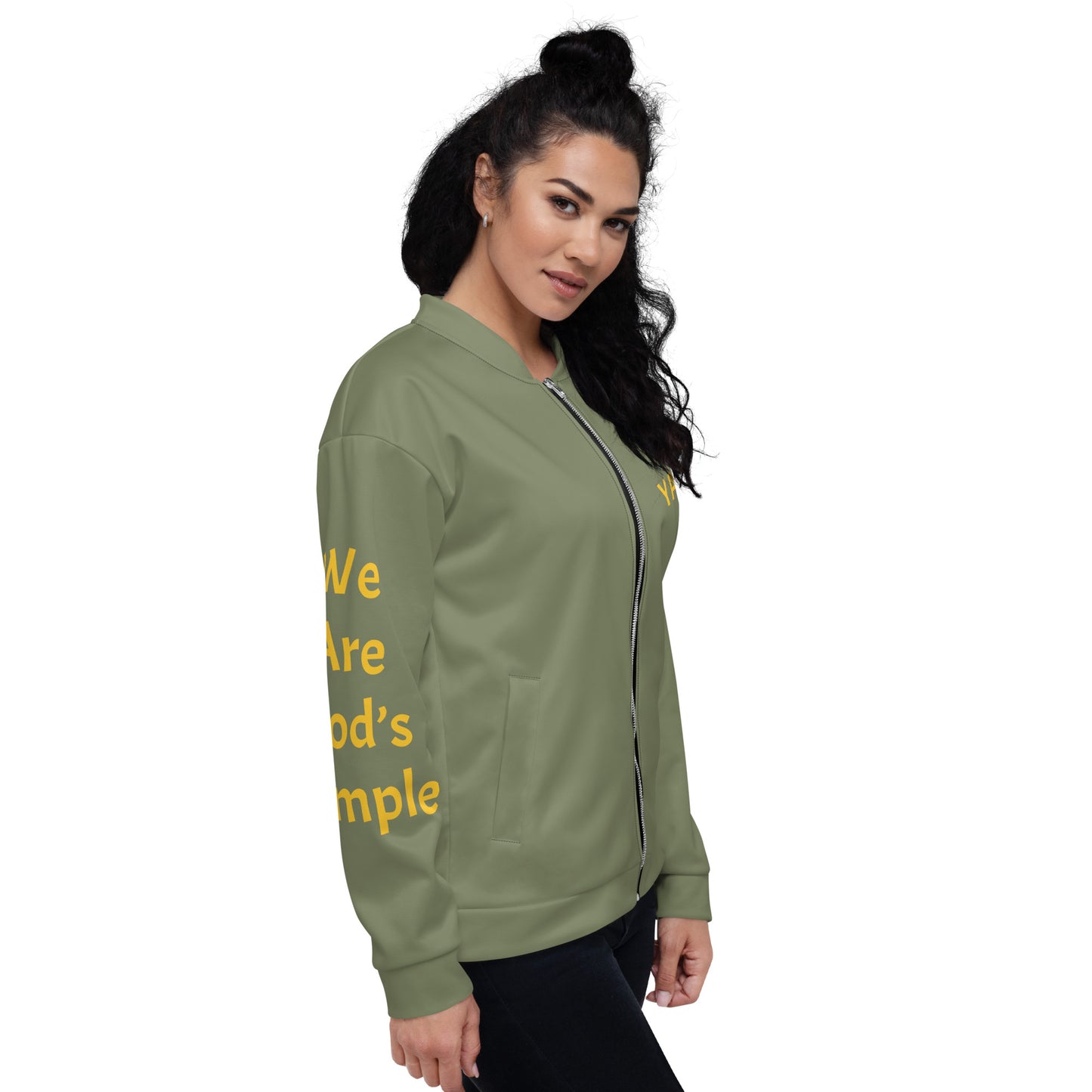 YAHUAH’s Temple J Unisex Bomber Jacket