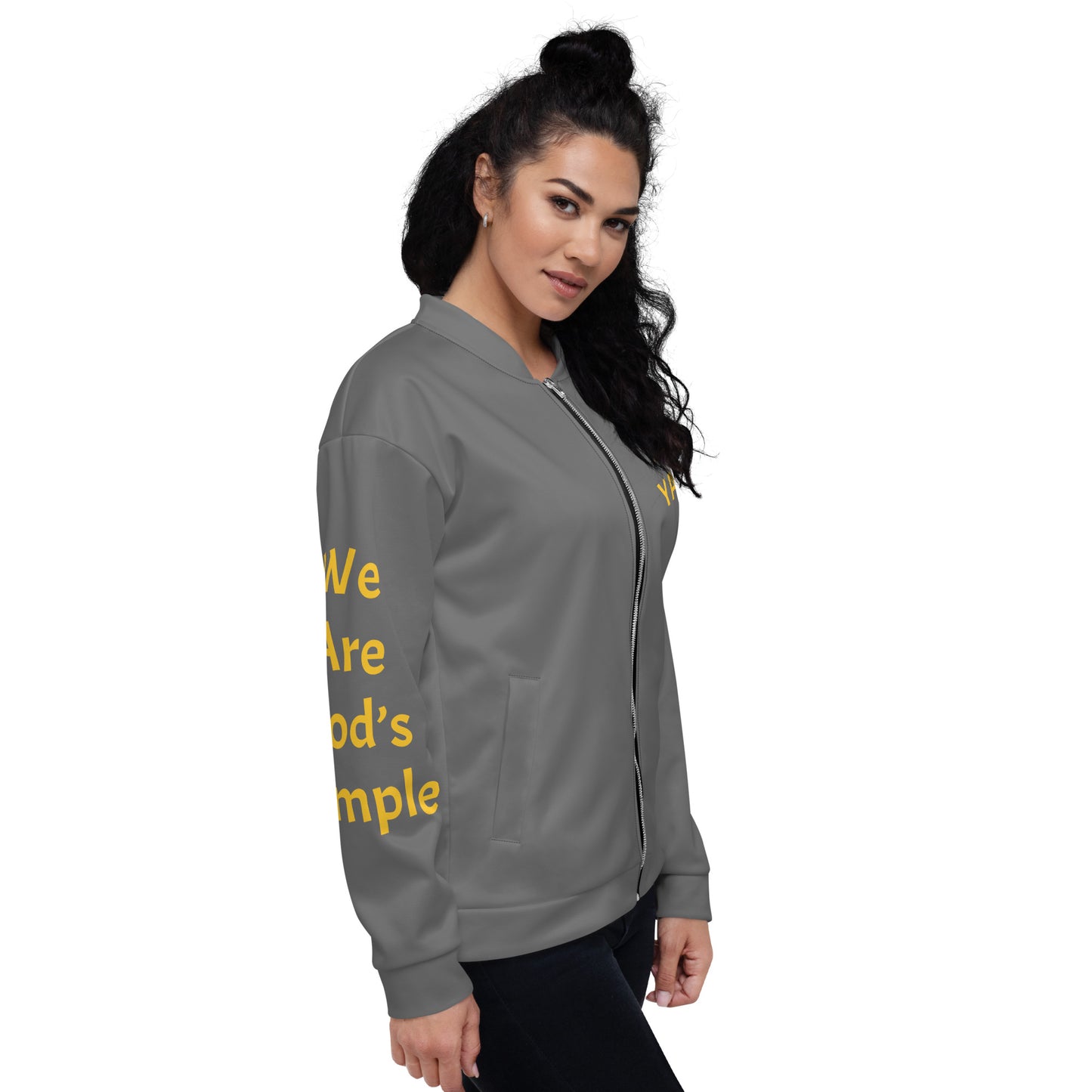 YAHUAH’s Temple J Unisex Bomber Jacket