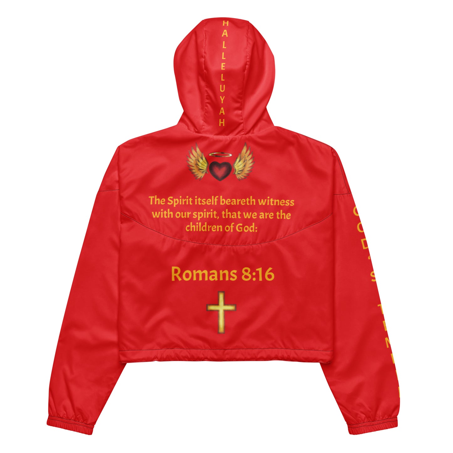 YAHUAH’s Temple J Women’s cropped windbreaker