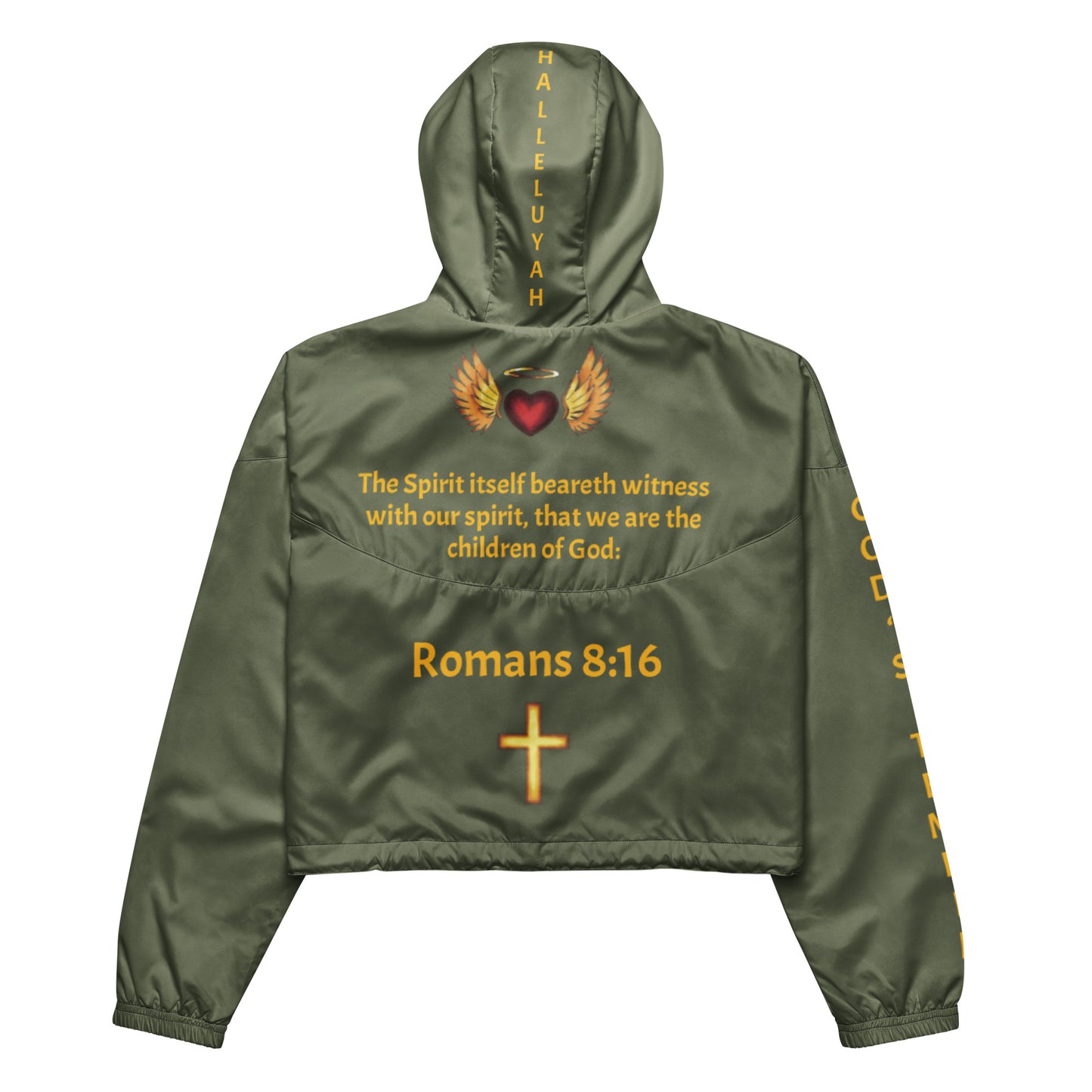 YAHUAH’s Temple J Women’s cropped windbreaker