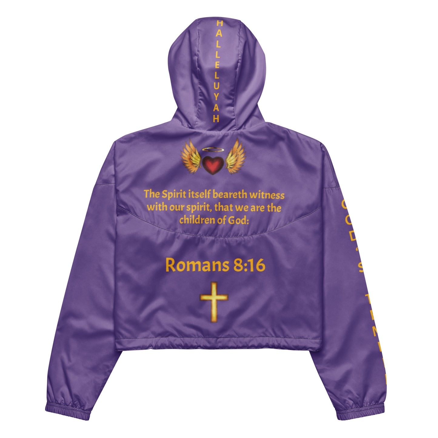 YAHUAH’s Temple J Women’s cropped windbreaker
