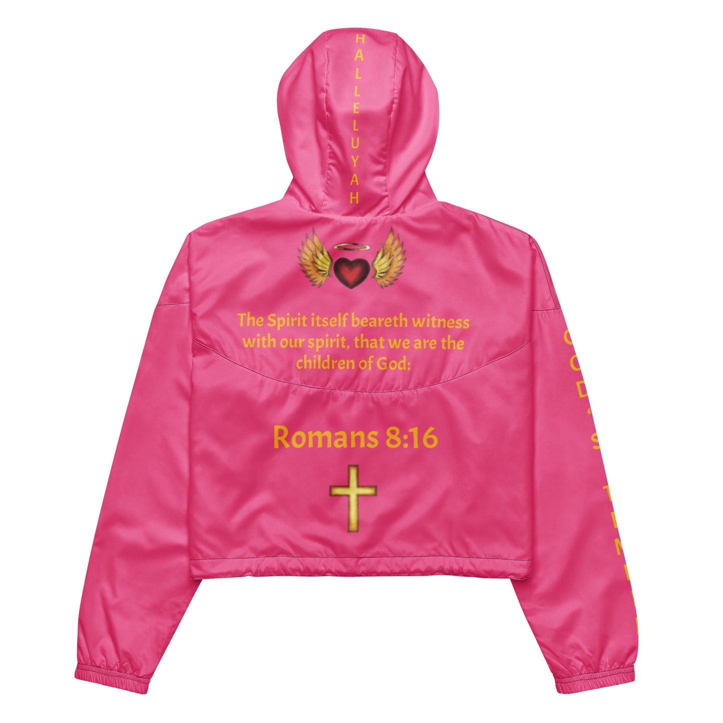 YAHUAH’s Temple J Women’s cropped windbreaker