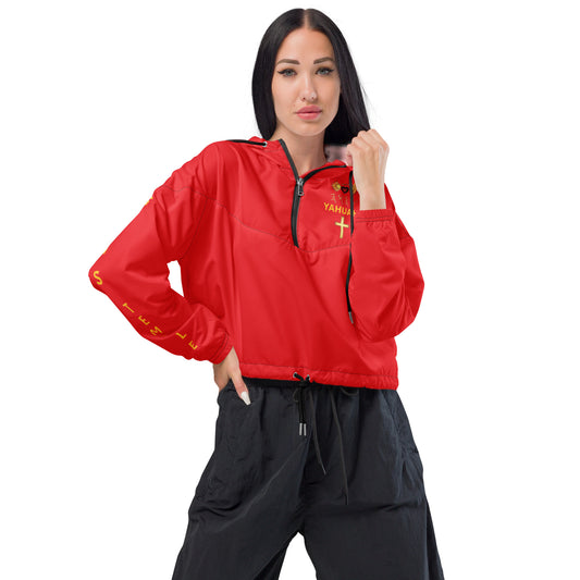 YAHUAH’s Temple J Women’s cropped windbreaker