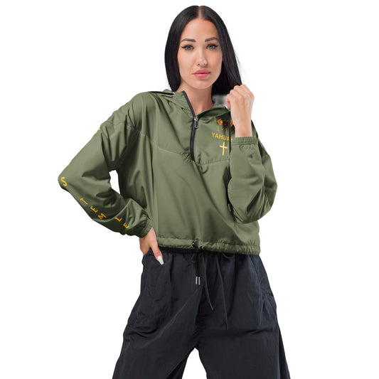 YAHUAH’s Temple J Women’s cropped windbreaker