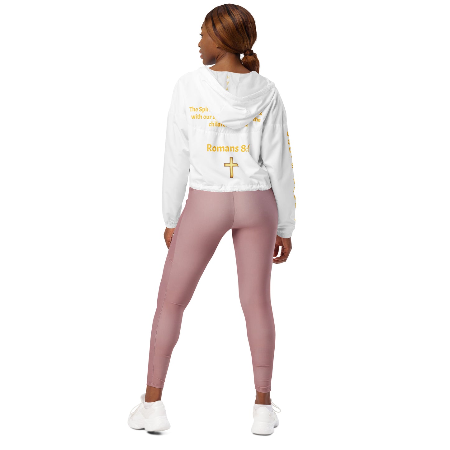 YAHUAH’s Temple J Women’s cropped windbreaker