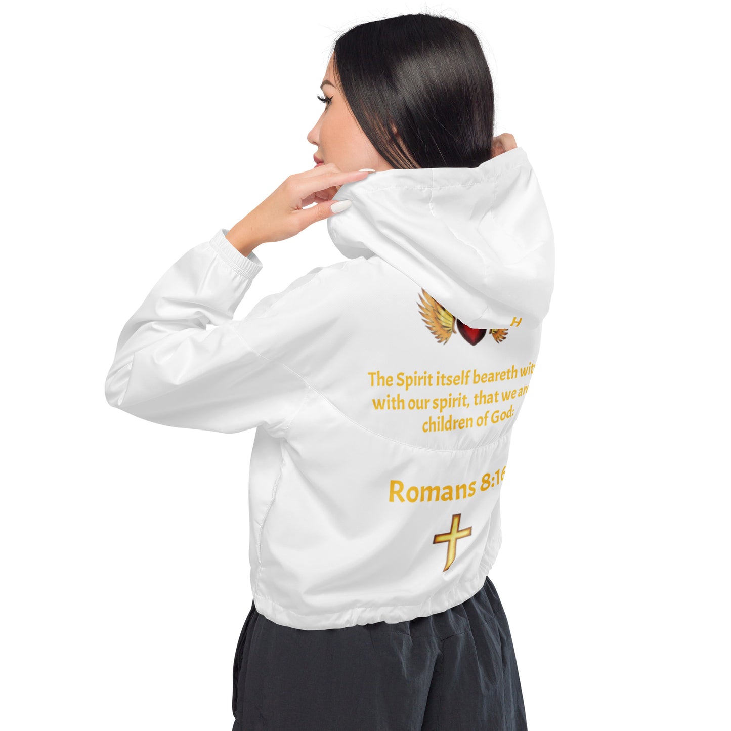 YAHUAH’s Temple J Women’s cropped windbreaker