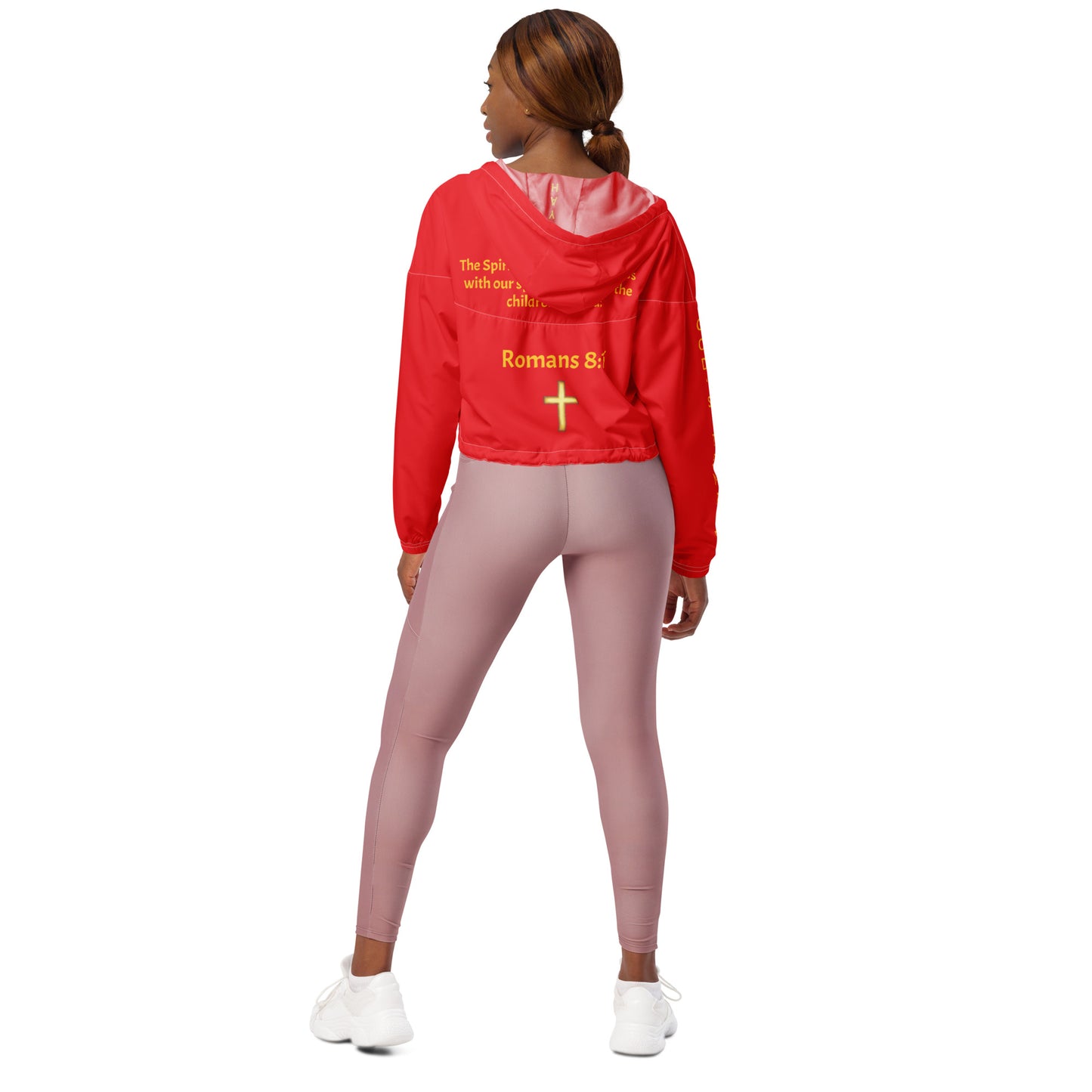 YAHUAH’s Temple J Women’s cropped windbreaker