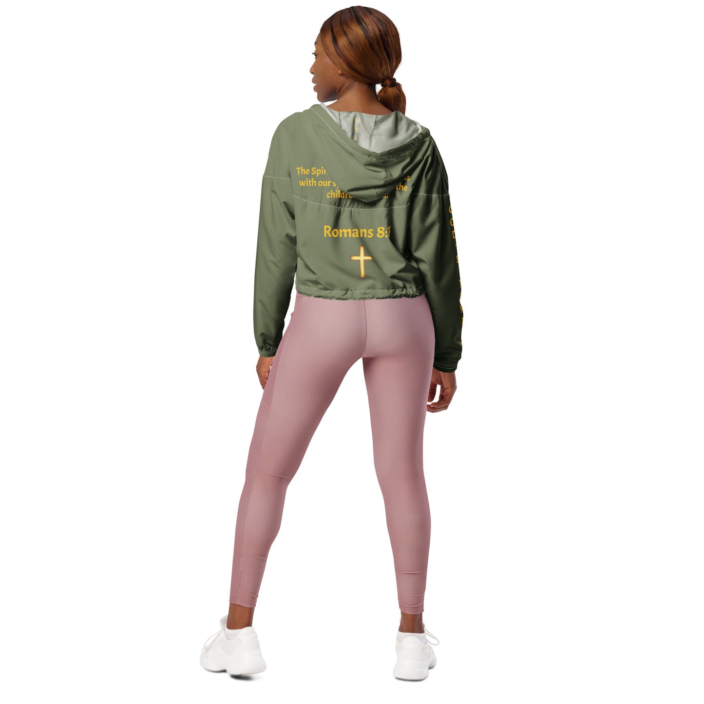 YAHUAH’s Temple J Women’s cropped windbreaker