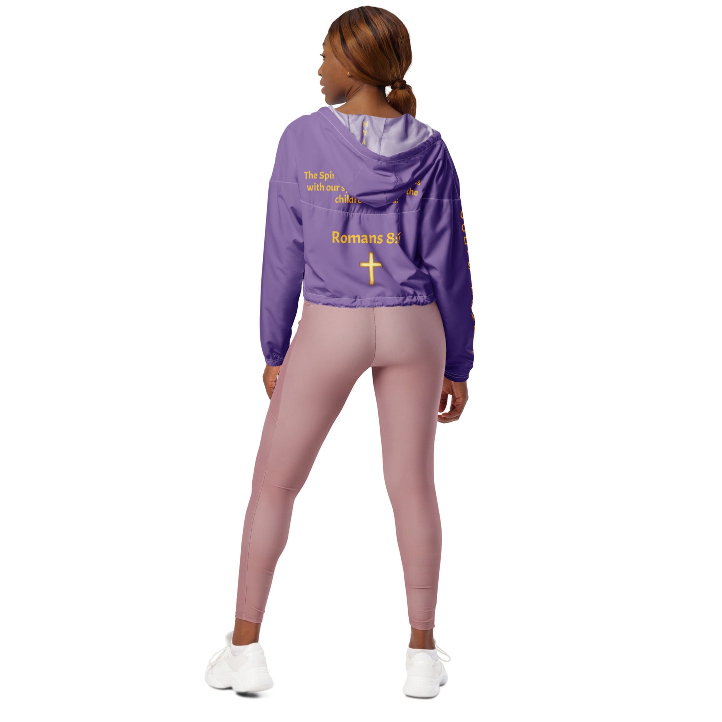 YAHUAH’s Temple J Women’s cropped windbreaker