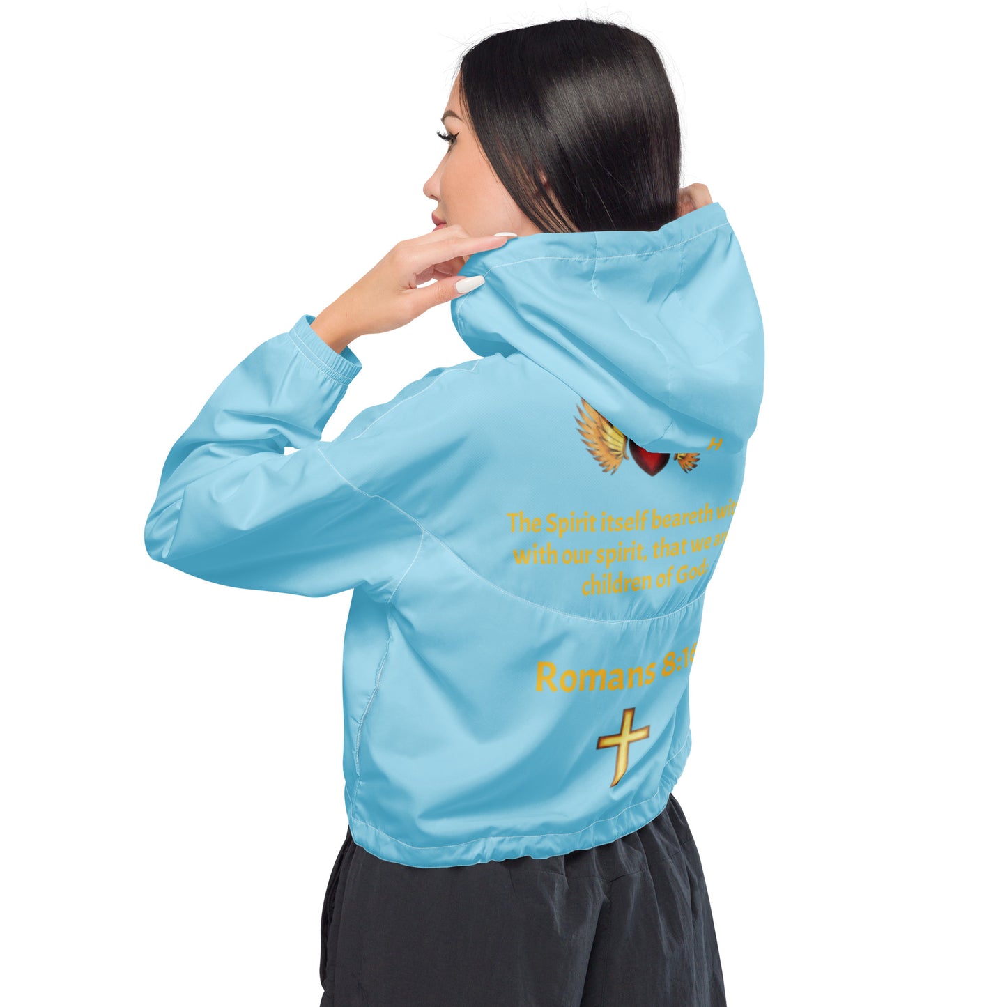 YAHUAH’s Temple J Women’s cropped windbreaker