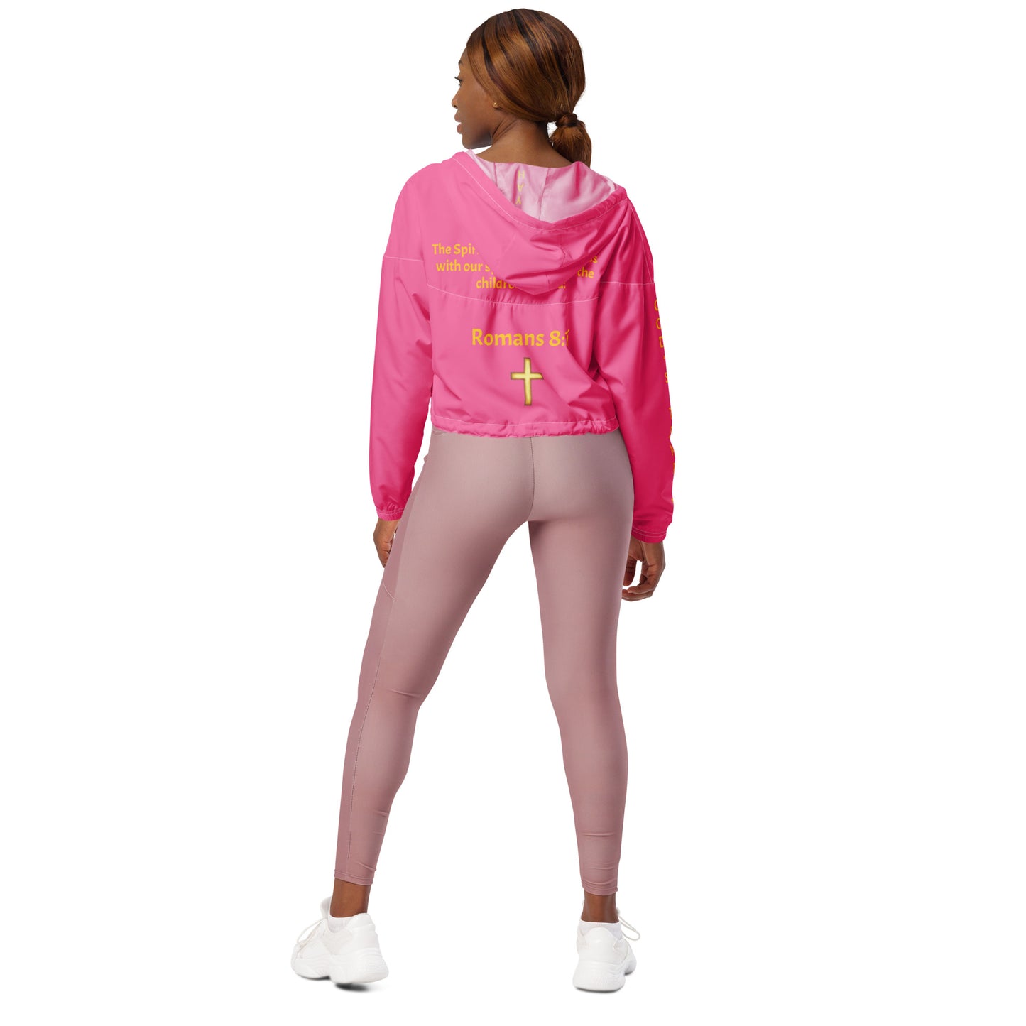 YAHUAH’s Temple J Women’s cropped windbreaker