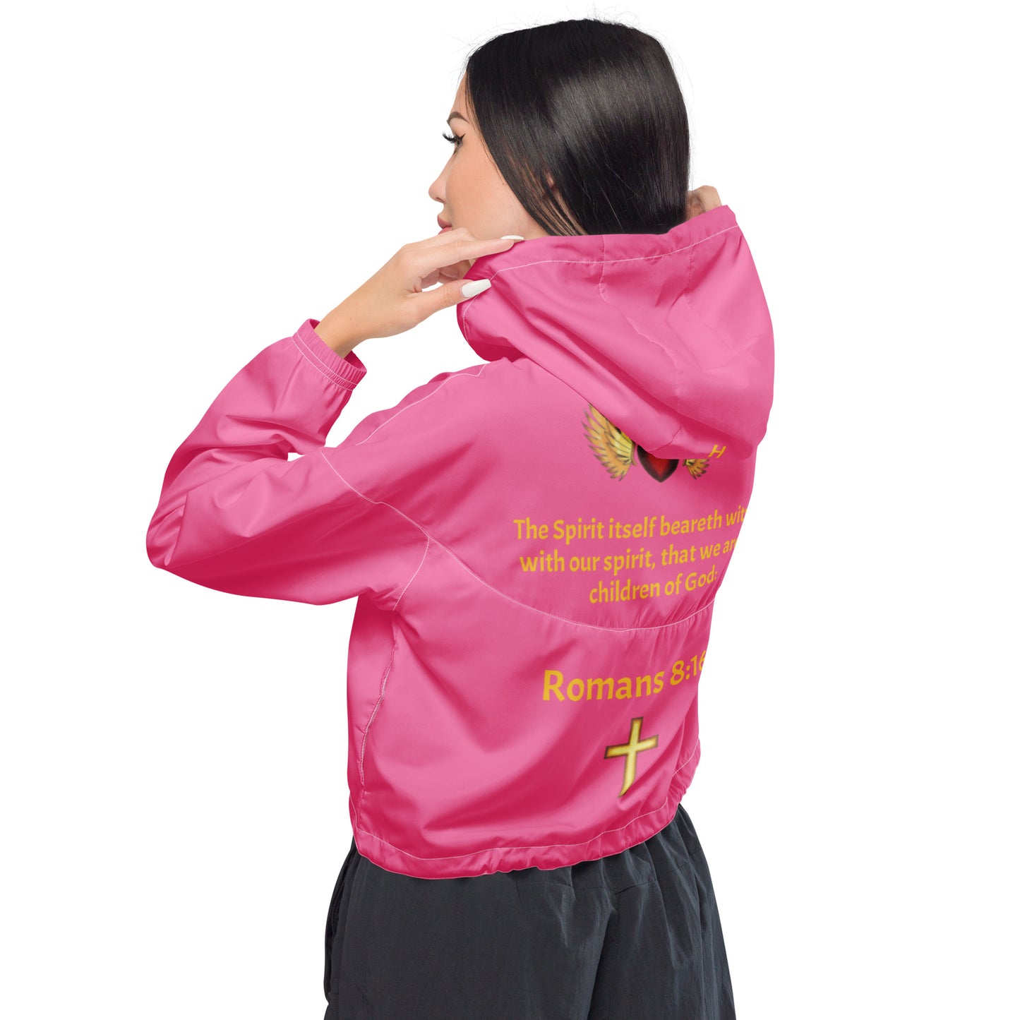YAHUAH’s Temple J Women’s cropped windbreaker