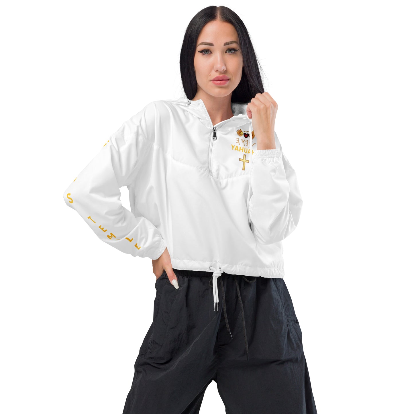YAHUAH’s Temple J Women’s cropped windbreaker