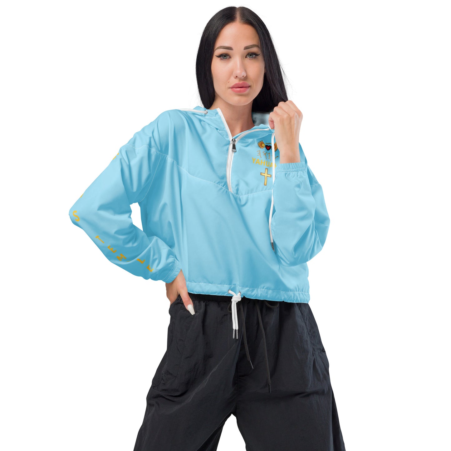 YAHUAH’s Temple J Women’s cropped windbreaker