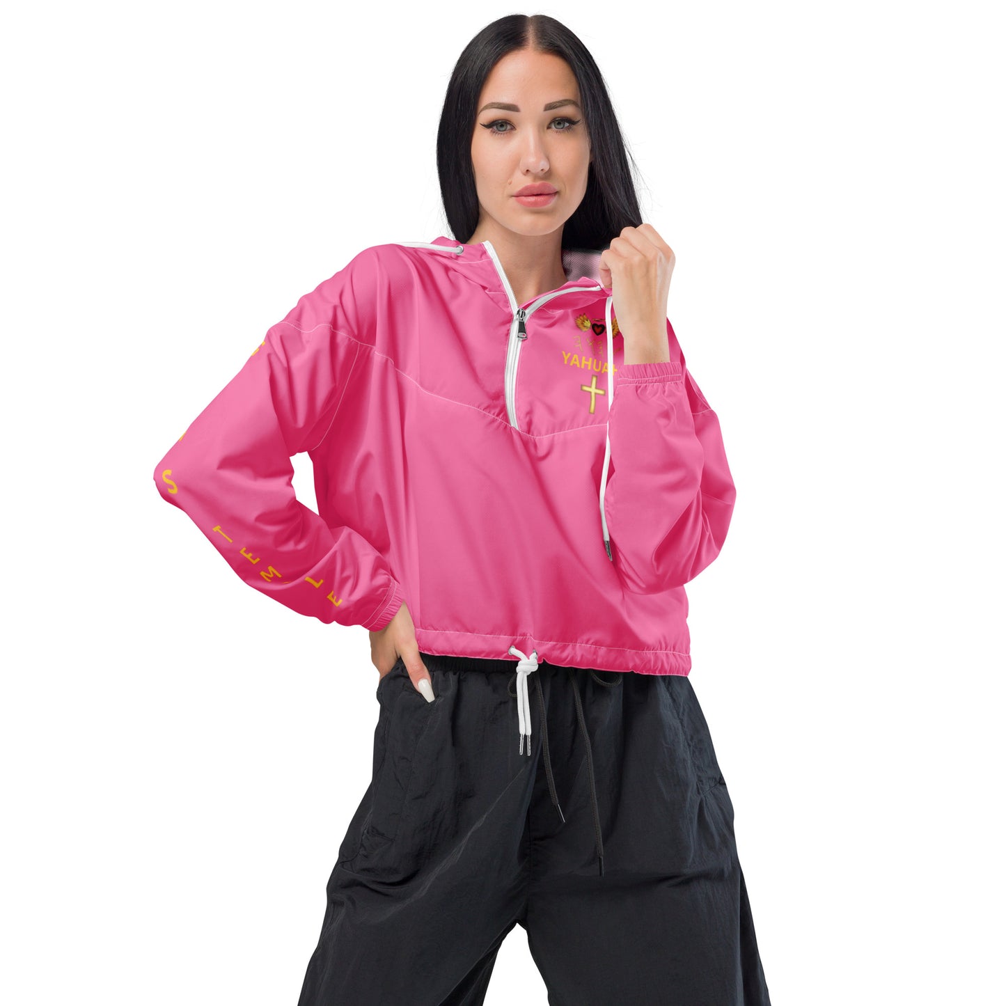 YAHUAH’s Temple J Women’s cropped windbreaker