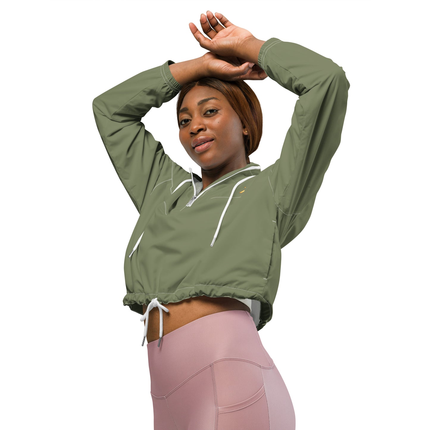 YAHUAH’s Temple J Women’s cropped windbreaker