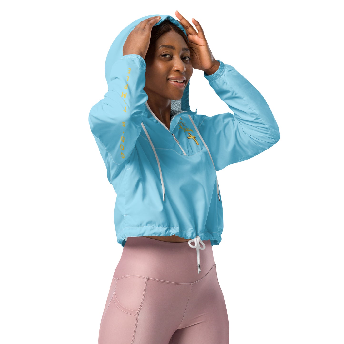 YAHUAH’s Temple J Women’s cropped windbreaker