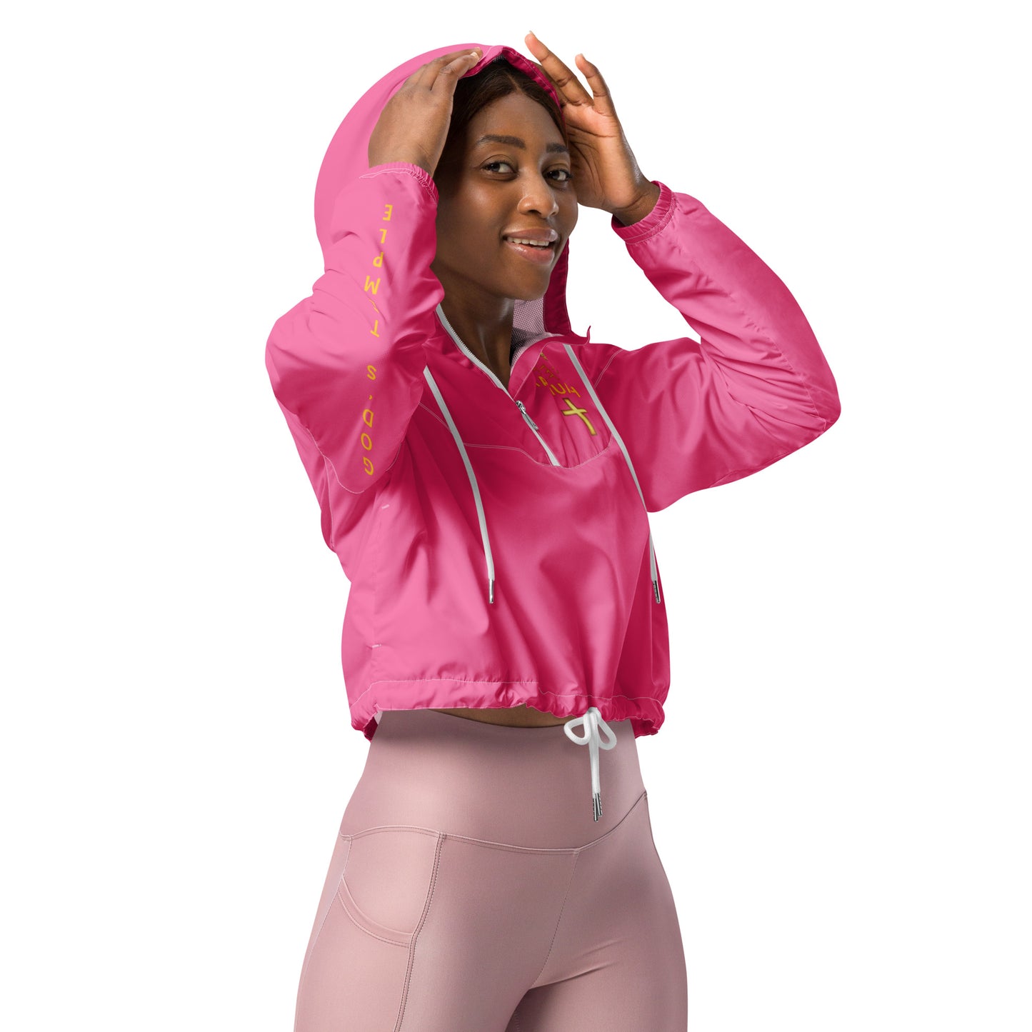 YAHUAH’s Temple J Women’s cropped windbreaker