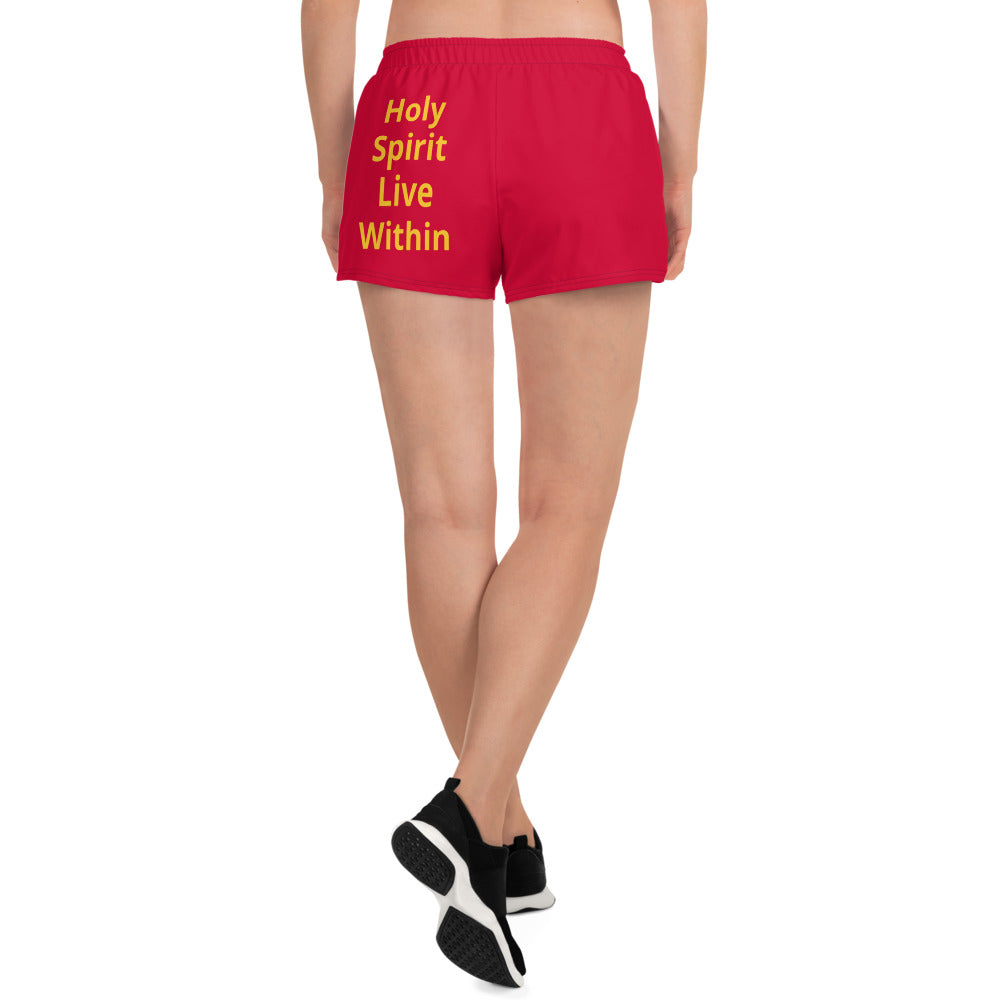 YAHUAH’s Temple P Women’s Recycled Athletic Shorts