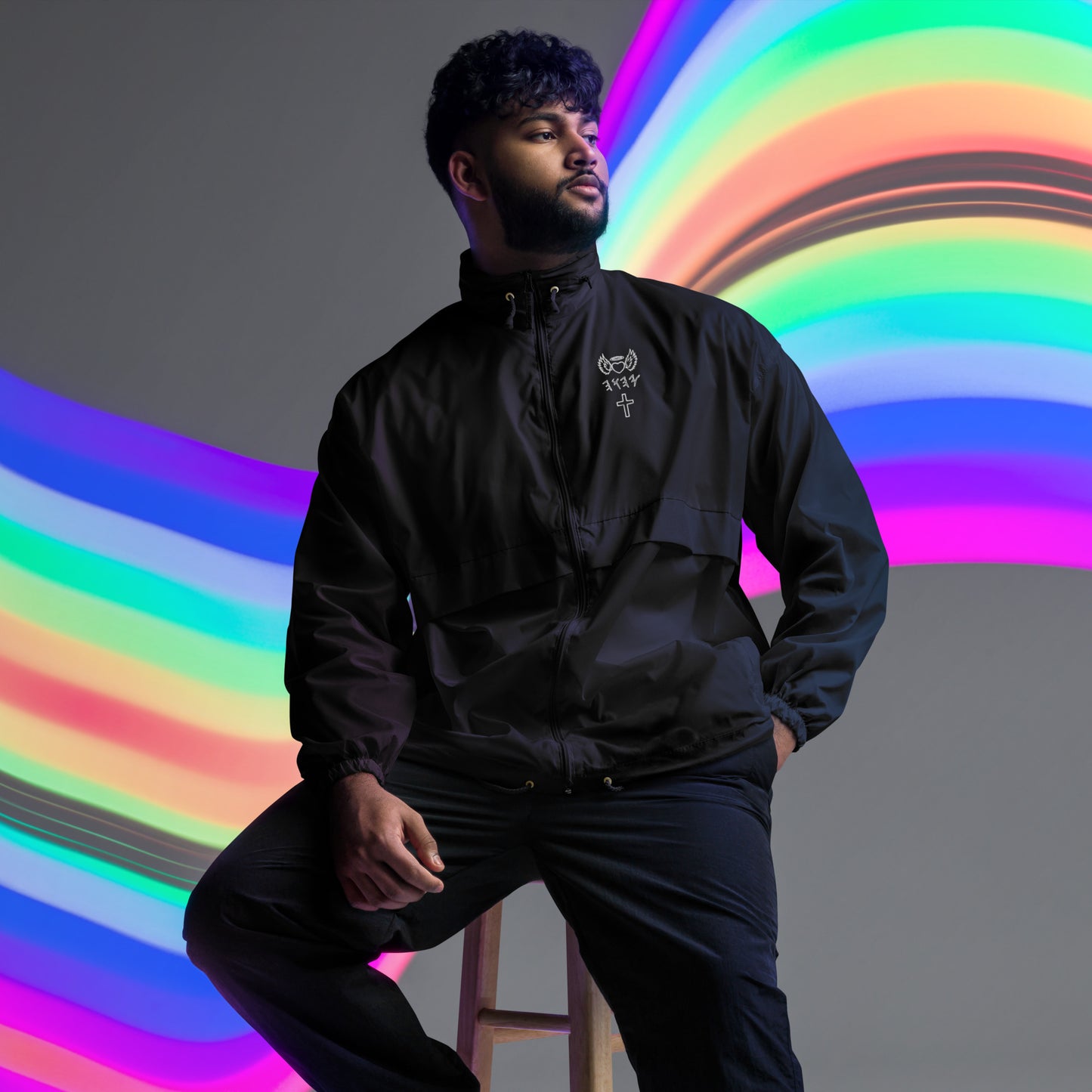 YAHUAH’s Temple Unisex windbreaker