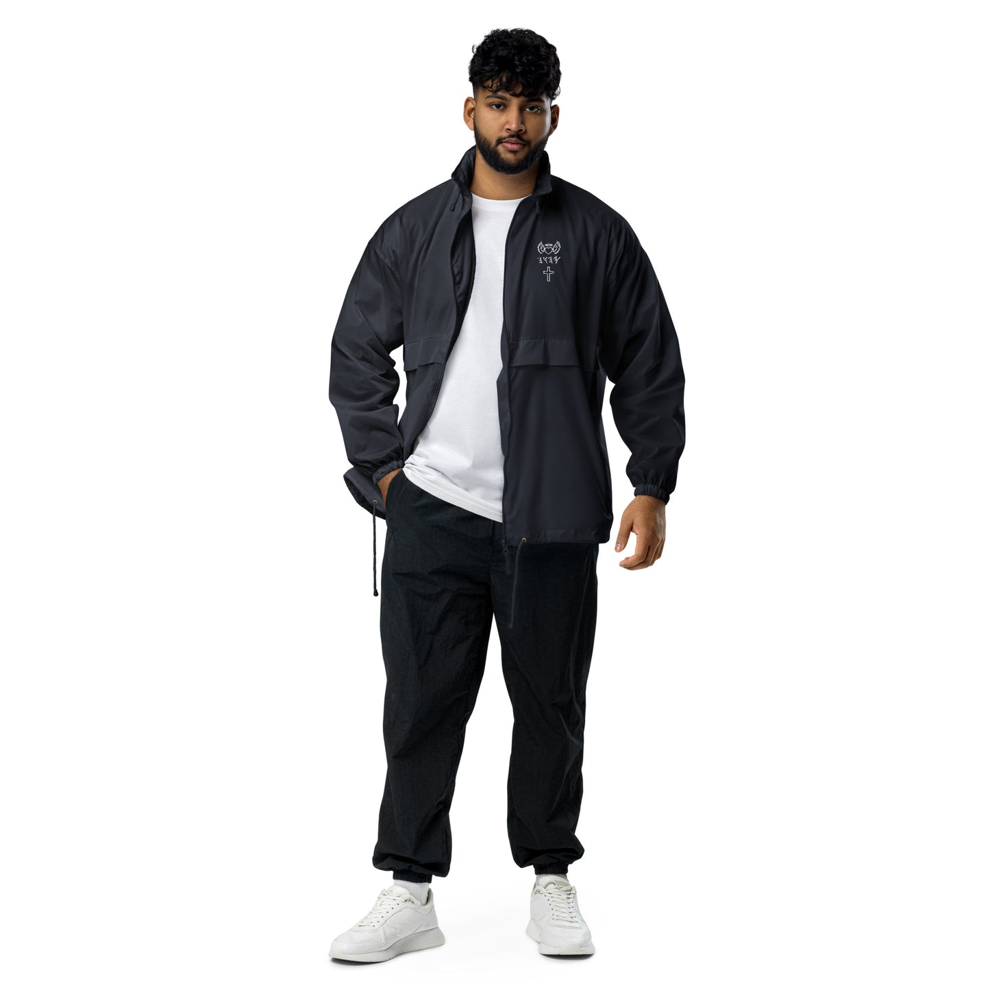 YAHUAH’s Temple J Unisex windbreaker