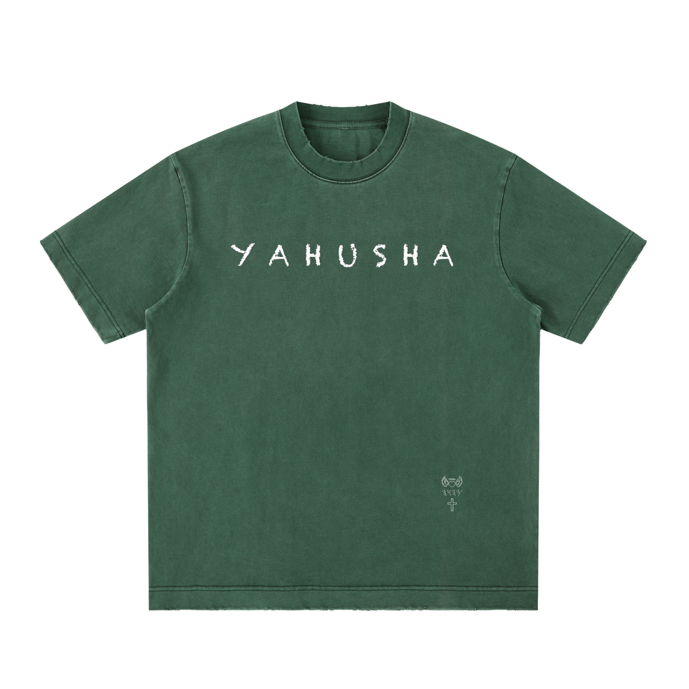 Heavyweight Vintage Washed Frayed T-Shirt