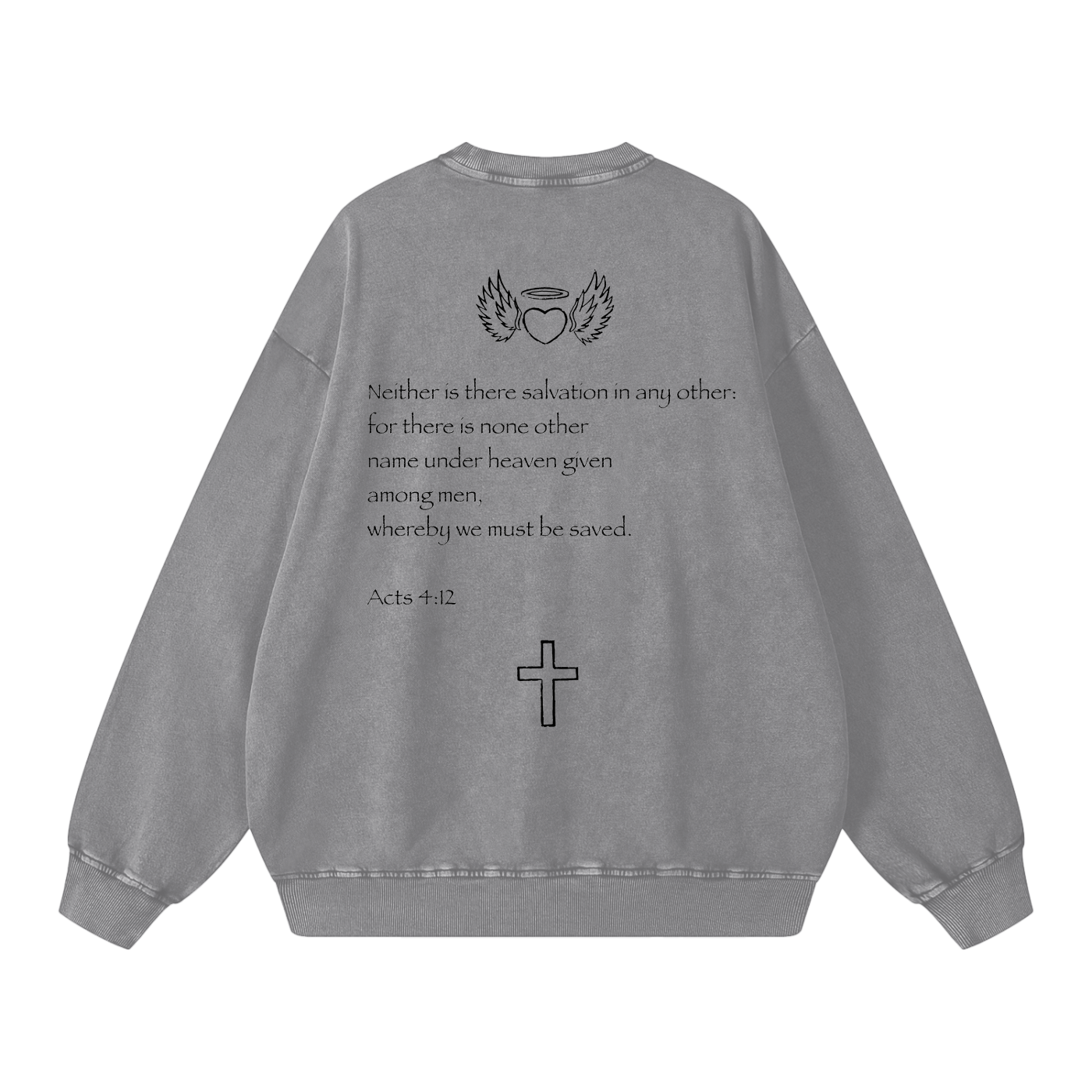Acid Wash Oversize Sweatshirt - 360 GSM