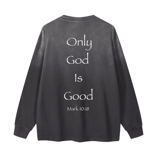 Gradient Vintage Washed Long Sleeve Tee - 270 GSM