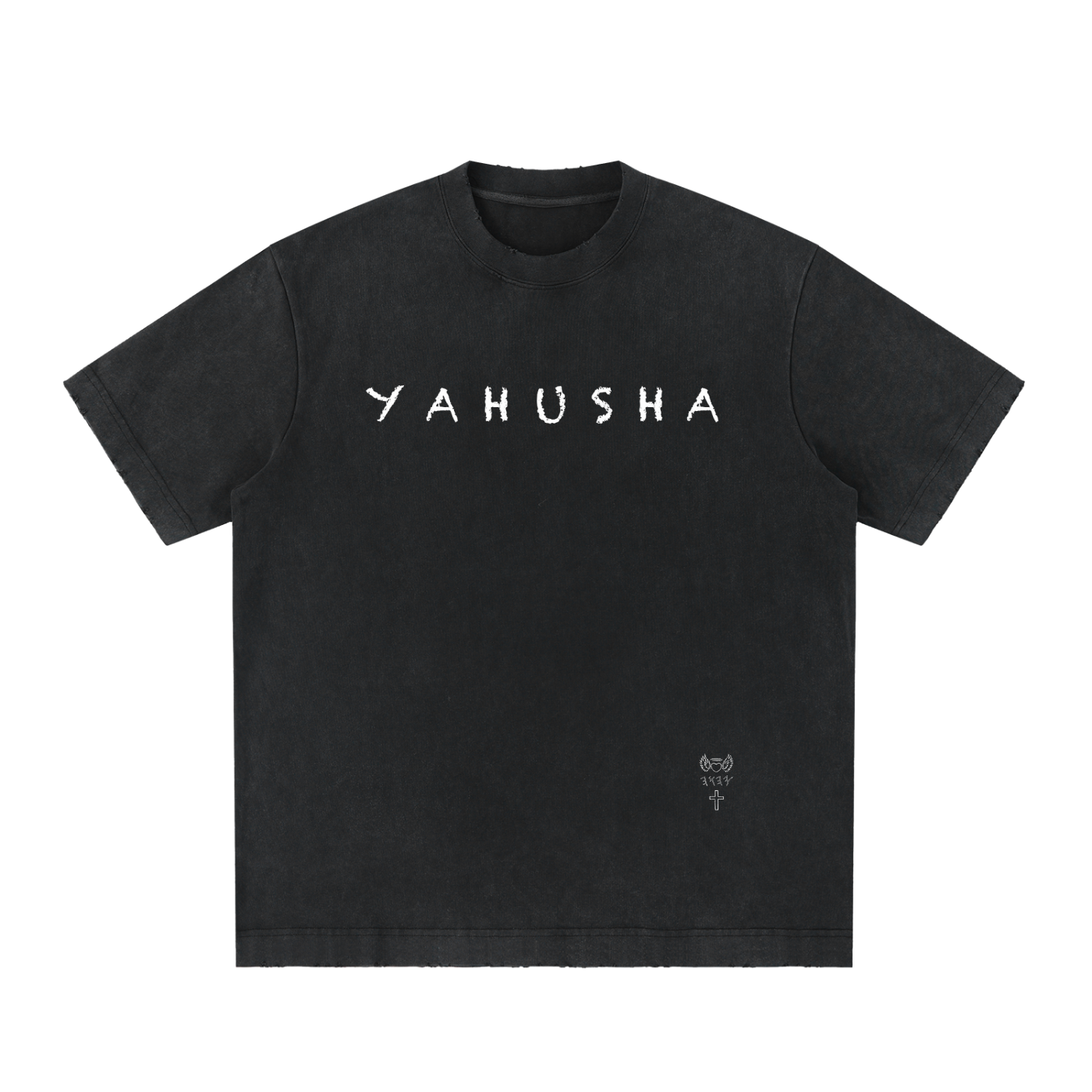 Heavyweight Vintage Washed Frayed T-Shirt