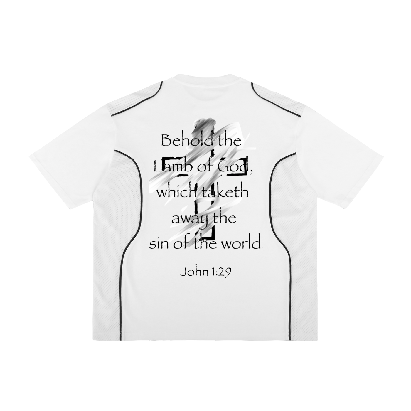 Contrast Piped Panel T-Shirt