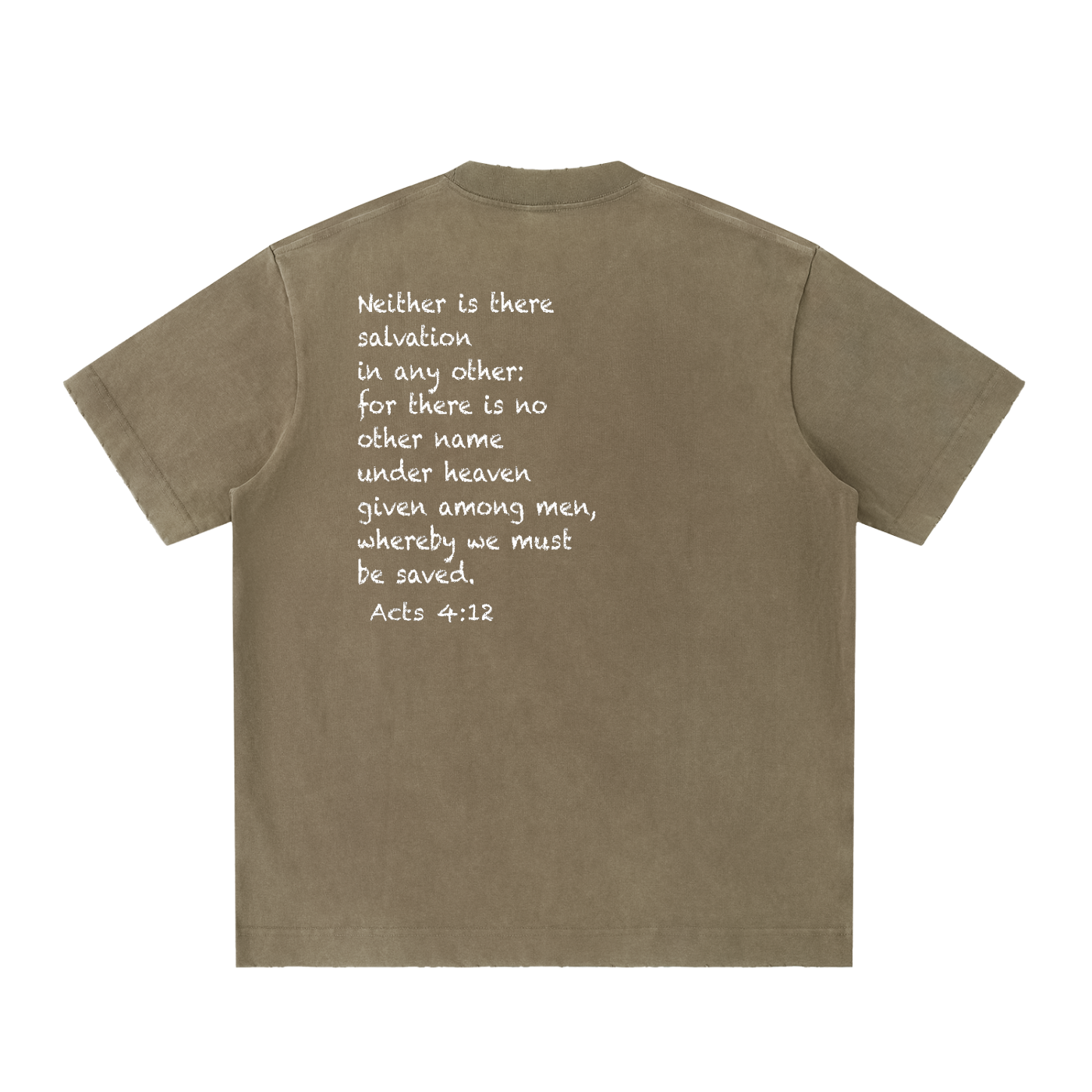 Heavyweight Vintage Washed Frayed T-Shirt