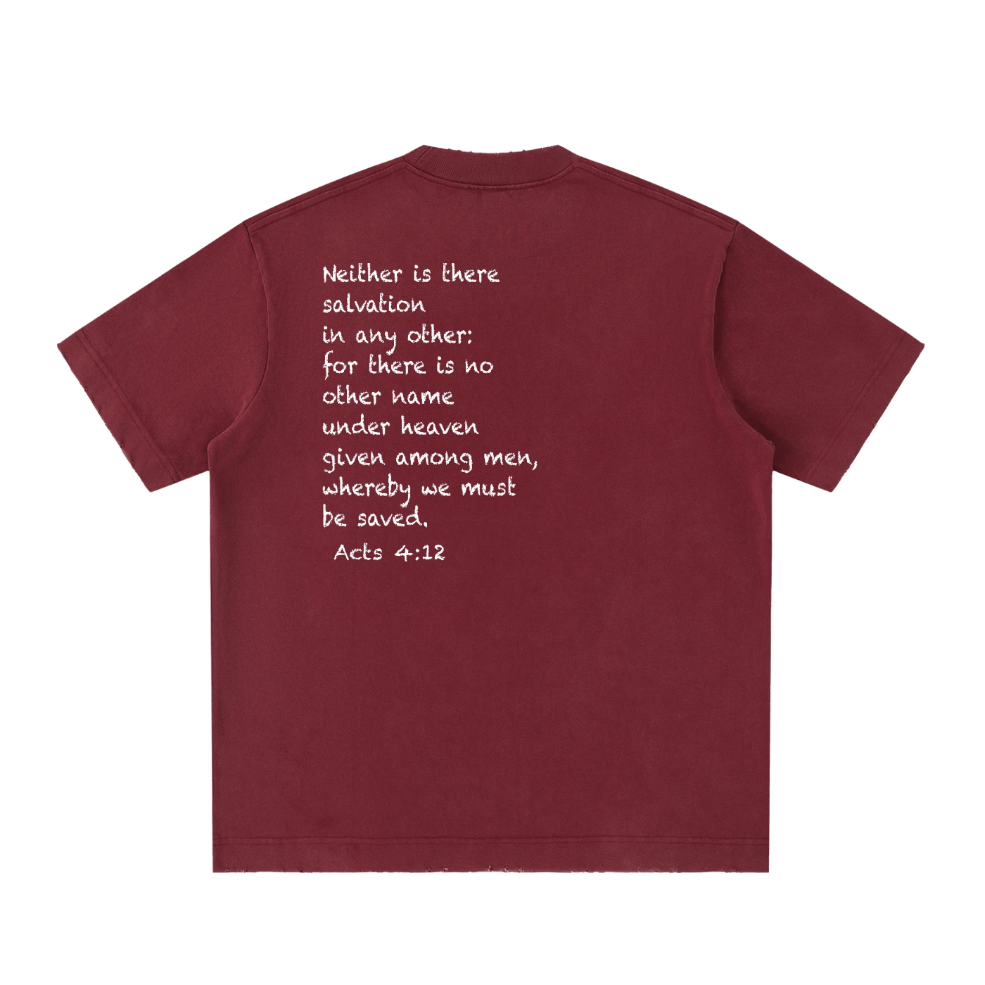 Heavyweight Vintage Washed Frayed T-Shirt